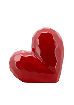 Promo 👍 Kingston Living 8" Red Heart Shaped Tabletop Decor 🎁 -Kingston Living Shop Belk 1019