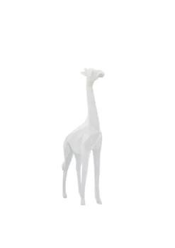 New 🧨 Kingston Living 16" White Geometric Giraffe Tabletop Decorative Figurine 🤩 -Kingston Living Shop Belk 1025