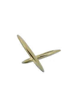 Best Pirce ❤️ Kingston Living 11.5" Gold Solid Circle Links Decorative Tabletop Accent 🔔 -Kingston Living Shop Belk 1039