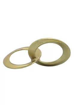 Best Pirce ❤️ Kingston Living 11.5" Gold Solid Circle Links Decorative Tabletop Accent 🔔 -Kingston Living Shop Belk 1041