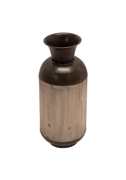 Deals 🎁 Kingston Living 15" Bronze and Brown Amphora-Shaped Design Tabletop Jar 🌟 -Kingston Living Shop Belk 1043