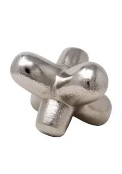 Brand new 😍 Kingston Living 7.25" Silver Geometric Orb Table Top Decor 👍 -Kingston Living Shop Belk 1129