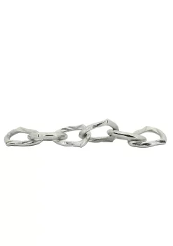 Promo 💯 Kingston Living 17.5" Silver Solid Chain Link Decorative Tabletop Accent 🔥 -Kingston Living Shop Belk 1133