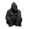 Best deal ⭐ Kingston Living 13" Black Sitting Gorilla Figurine 🔥