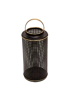 Best reviews of 🎉 Kingston Living 14" Black and Gold Grid Candle Holder with Handle ✔️ -Kingston Living Shop Belk 1160