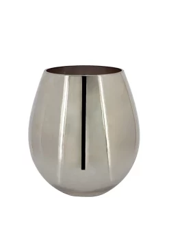 Brand new 🔔 Kingston Living 6" Silver Glass Vase Tabletop Decor 🔥
