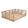 Wholesale 🛒 Kingston Living 12.25" Brown Woven Nature Inspired Rectangular Document Tray 🤩