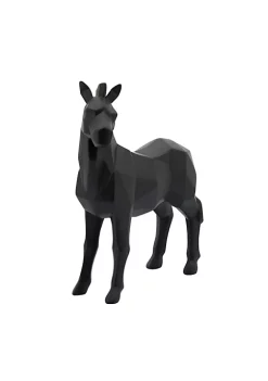 Budget 👍 Kingston Living 11" Black Geometric Zebra Tabletop Decorative Figurine 👍 -Kingston Living Shop Belk 1204