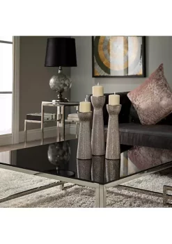 Top 10 🎉 Kingston Living 14" Silver Glam Beaded Decorative Candle Holder 🛒 -Kingston Living Shop Belk 1230