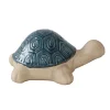 Best Pirce ✨ Kingston Living 13" Turquoise Blue and Beige Ceramic Tortoise Decorative Figurine 🎁