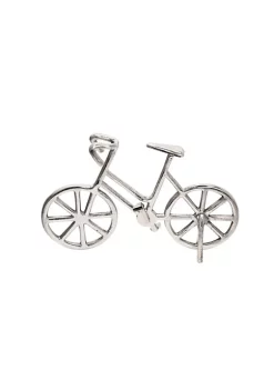 Wholesale 🤩 Kingston Living 14" Metallic Silver Bicycle Tabletop Decor ✨ -Kingston Living Shop Belk 1244