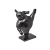 Deals 😀 Kingston Living 10" Gray Warrior Kicking Decorative Sculpture 🎁