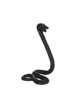 Promo ✨ Kingston Living 10" Black Geometric Prideful Snake Decorative Figurine ✔️