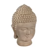 Hot Sale 🧨 Kingston Living 11.5" Ivory Buddha Head Statue Tabletop Decor 👍