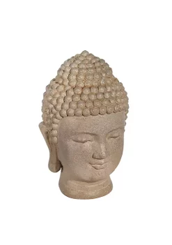 Hot Sale 🧨 Kingston Living 11.5" Ivory Buddha Head Statue Tabletop Decor 👍 -Kingston Living Shop Belk 1266