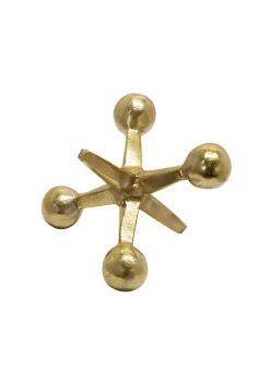 Best deal โ Kingston Living 7" Gold Solid Jacks Table Top Sculpture ๐ฅฐ