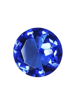 Flash Sale 💯 Kingston Living 4.75" Blue Glass Diamond Decor 😀 -Kingston Living Shop Belk 1294