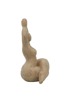 Budget 🥰 Kingston Living 11" Brown Namaste Female Yoga Tabletop Figurine 👍 -Kingston Living Shop Belk 1301