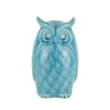 Cheap 😍 Kingston Living 9.75" Teal Blue Owl Figurine Tabletop Figurine 🔔
