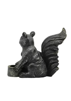 New ⌛ Kingston Living 7" Bronze Squirrel Decorative Votive Candle Holder 🧨 -Kingston Living Shop Belk 1334