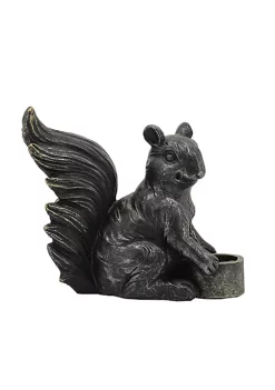 New ⌛ Kingston Living 7" Bronze Squirrel Decorative Votive Candle Holder 🧨 -Kingston Living Shop Belk 1335