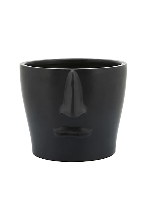 Cheapest 𧨠Kingston Living 6" Black Half Face Ceramic Decorative Planter π― 5 Cheapest 𧨠Kingston Living 6" Black Half Face Ceramic Decorative Planter π― - Image 5