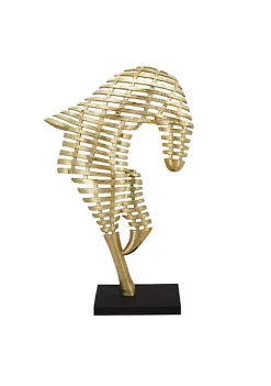 Best Sale π Kingston Living 23" Black and Gold Glass Orb Side Table with Mirror Top π₯