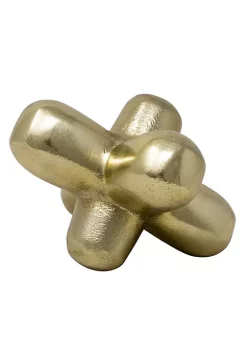 Promo 🧨 Kingston Living 5.5" Gold Geometric Orb Table Top Decor 😀