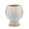 Cheapest 💯 Kingston Living 7" Ivory and Beige Ceramic Grandpa Face Decorative Planter 🥰