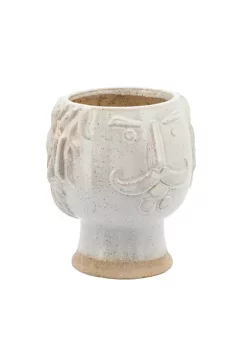 Cheapest 💯 Kingston Living 7" Ivory and Beige Ceramic Grandpa Face Decorative Planter 🥰 -Kingston Living Shop Belk 1421