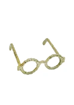 New 🎁 Kingston Living 8" Gold Eyeglass Shaped Sculpture Tabletop Decor 🎁 -Kingston Living Shop Belk 1449