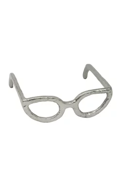 Buy 😉 Kingston Living 7.5" Silver Eyeglass Shaped Sculpture Tabletop Decor ⭐ -Kingston Living Shop Belk 1468