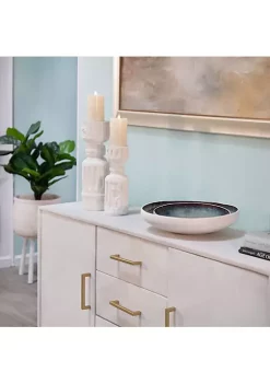 Brand new 🎁 Kingston Living 22" Silver Leaf on Stand Decorative Tabletop Accent 🧨 -Kingston Living Shop Belk 232