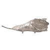 Flash Sale 💯 Kingston Living 21.75" Silver Realistic Nature Inspired Leaf Shaped Platter ⭐