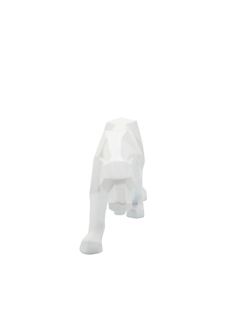 Outlet 𧨠Kingston Living 19" White Geometric Leopard Tabletop Decorative Figurine π― 3 Outlet 𧨠Kingston Living 19" White Geometric Leopard Tabletop Decorative Figurine π― - Image 3