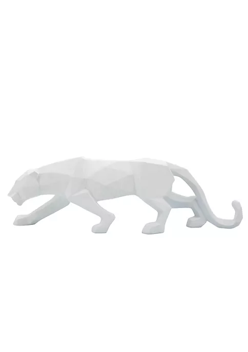 Outlet 𧨠Kingston Living 19" White Geometric Leopard Tabletop Decorative Figurine π― 4 Outlet 𧨠Kingston Living 19" White Geometric Leopard Tabletop Decorative Figurine π― - Image 4