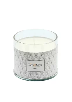 Cheap 🔥 Kingston Living 5" Silver and Clear Glass Lotus Box Scented Candle with Lid 🔔 -Kingston Living Shop Belk 305