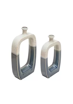 Discount 👏 Kingston Living 12" Pink and Silver Glass Blush Crackled Pillar Candle Holder ✔️