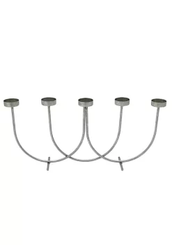 Best deal 💯 Kingston Living 17.75" Silver Aluminum Votive Candle Holder ⭐