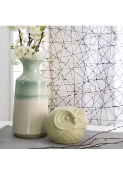 Deals 🎉 Kingston Living 14" Black Solid Ceramic Face Vase 🎁 -Kingston Living Shop Belk 345