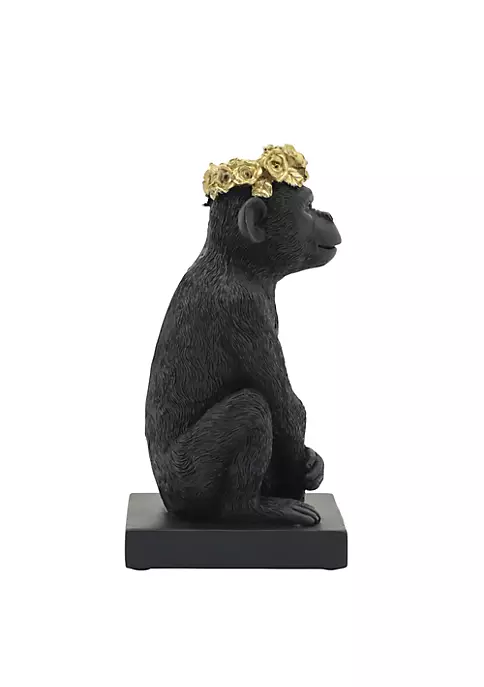 Coupon π Kingston Living 8" Black and Gold Monkey with Flower Crown Figurine β€οΈ 4 Coupon π Kingston Living 8" Black and Gold Monkey with Flower Crown Figurine β€οΈ - Image 4