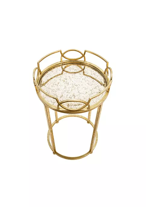 Best reviews of โ Kingston Living Set of 3 Gold and Clear Distressed Accent End Tables 32" ๐ 2 Best reviews of โ Kingston Living Set of 3 Gold and Clear Distressed Accent End Tables 32" ๐ - Image 2