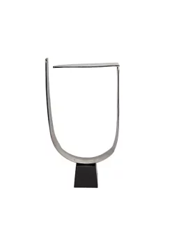 Hot Sale 🎁 Kingston Living 26" Silver Sculpture With Base Decor 🌟 -Kingston Living Shop Belk 413