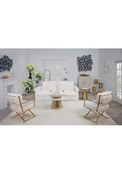 Promo 👏 Kingston Living Set of 2 Ivory Two-Tone Ribbed Oval Bowls 24" 🌟 -Kingston Living Shop Belk 435