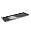 Best Sale 😀 Kingston Living 32" Black and White Rectangular Tray with Round Handles 🎁