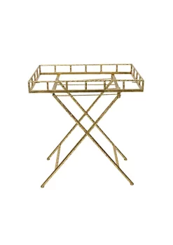 Cheapest π Kingston Living 27" Gold Rectangular Accent Table with Mirrored Top π