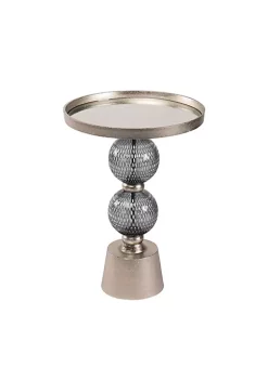 Deals ✔️ Kingston Living 22" Blue and Brown Glass Height Pillar Candle Holder 😍