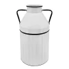 Hot Sale 🎁 Kingston Living 24" White Farmhouse Milk Bucket with Handles ❤️