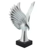 Best Pirce ✔️ Kingston Living 20" Silver and Black Eagle Table Accent with Base Decor ✔️