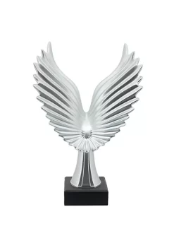 Best Pirce ✔️ Kingston Living 20" Silver and Black Eagle Table Accent with Base Decor ✔️ -Kingston Living Shop Belk 514